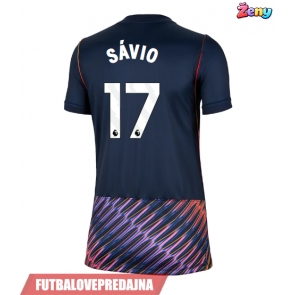 Lacne Ženy Futbalové dres Tottenham Hotspur Savio #17 2026-27 Krátky Rukáv - Preč